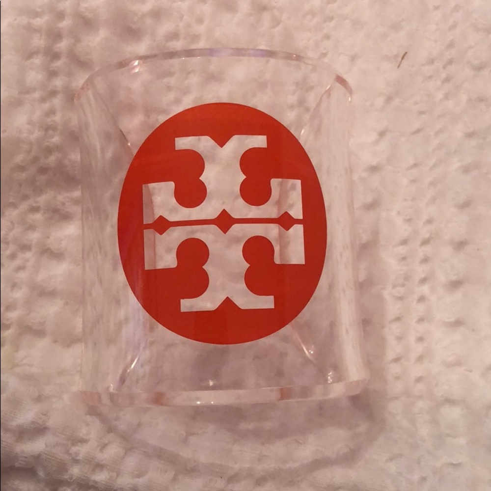Lucite Tory Burch cuff